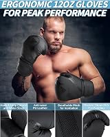 ASBRAVO 120 cm-es PU Boxzsák Szett Felnőtteknek - 12 oz Kesztyűvel, MMA, Muay Thai és Kickbox Edzéshez, Otthoni Edzőterembe (Töltetlen) 5