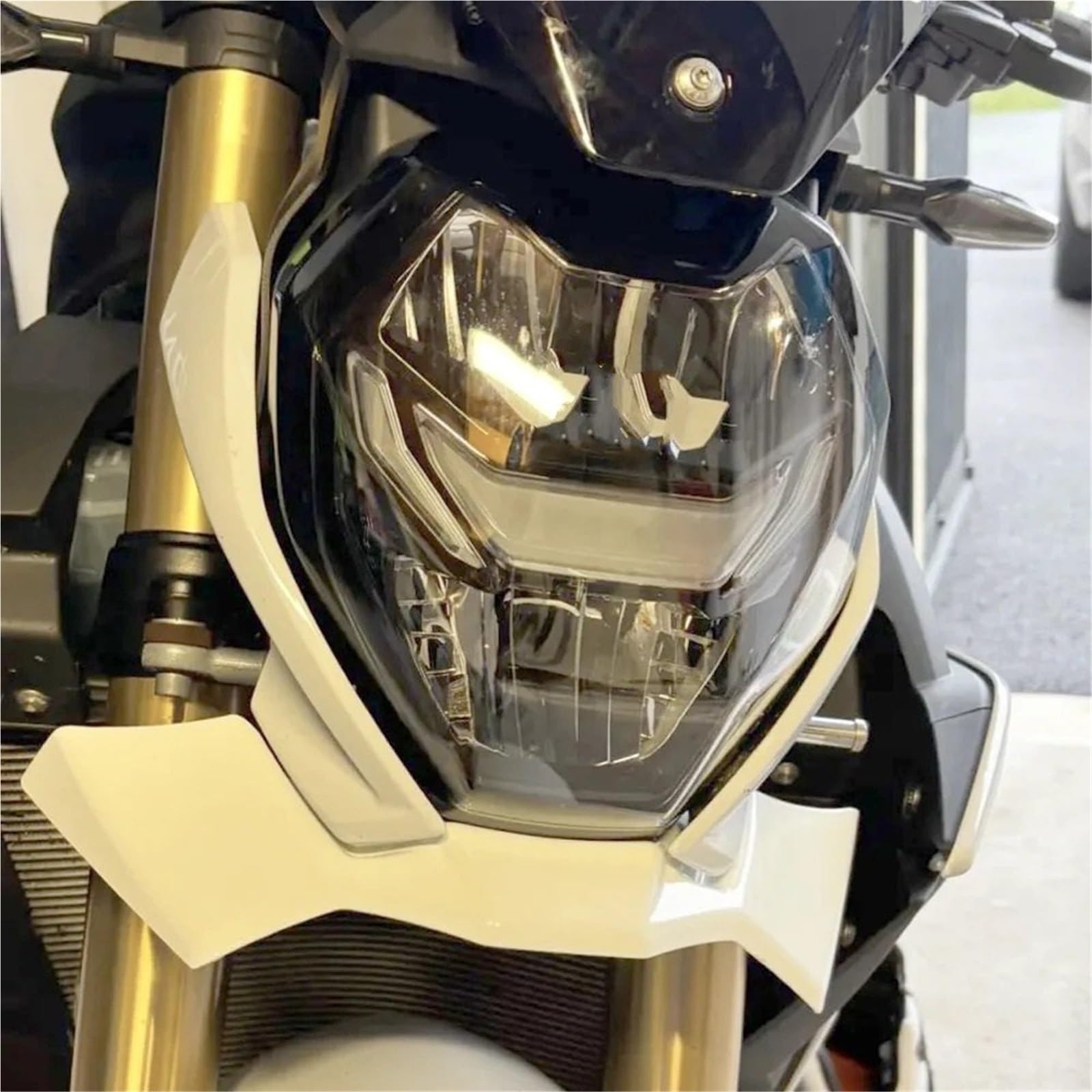 Front Bumper Splitter dachowy Pasuje do BMW F900R 2021 2022 F 900R S1000R Motocykl Docisk Nagi Przedni Spoiler Alerones Frontales