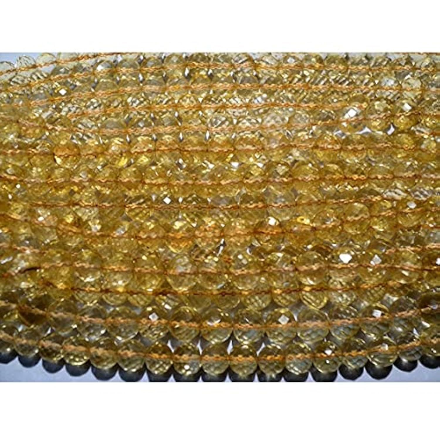 Citrine perles de 7mm en rondelles pour réparer et personnaliser vos colliers