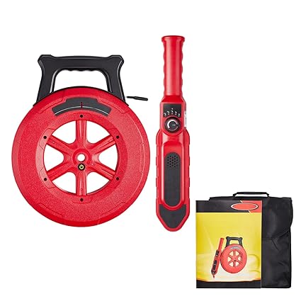 SOKO Pipe Blockage Locator Detector, 30M Water Line Wall Scanner Sprinkler Line Pipe Detector with 8 Probes, Underground Water Utility Line Pipe Locator Detector for PVC Iron Plastic Metal