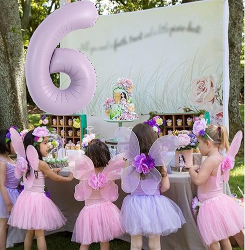 Miniatura 9 de TONIFUL Globos de números grandes de 40 pulgadas de oro rosa del 0 al 9, globos de helio de número 5 dígitos 5, globos de aluminio de Mylar para