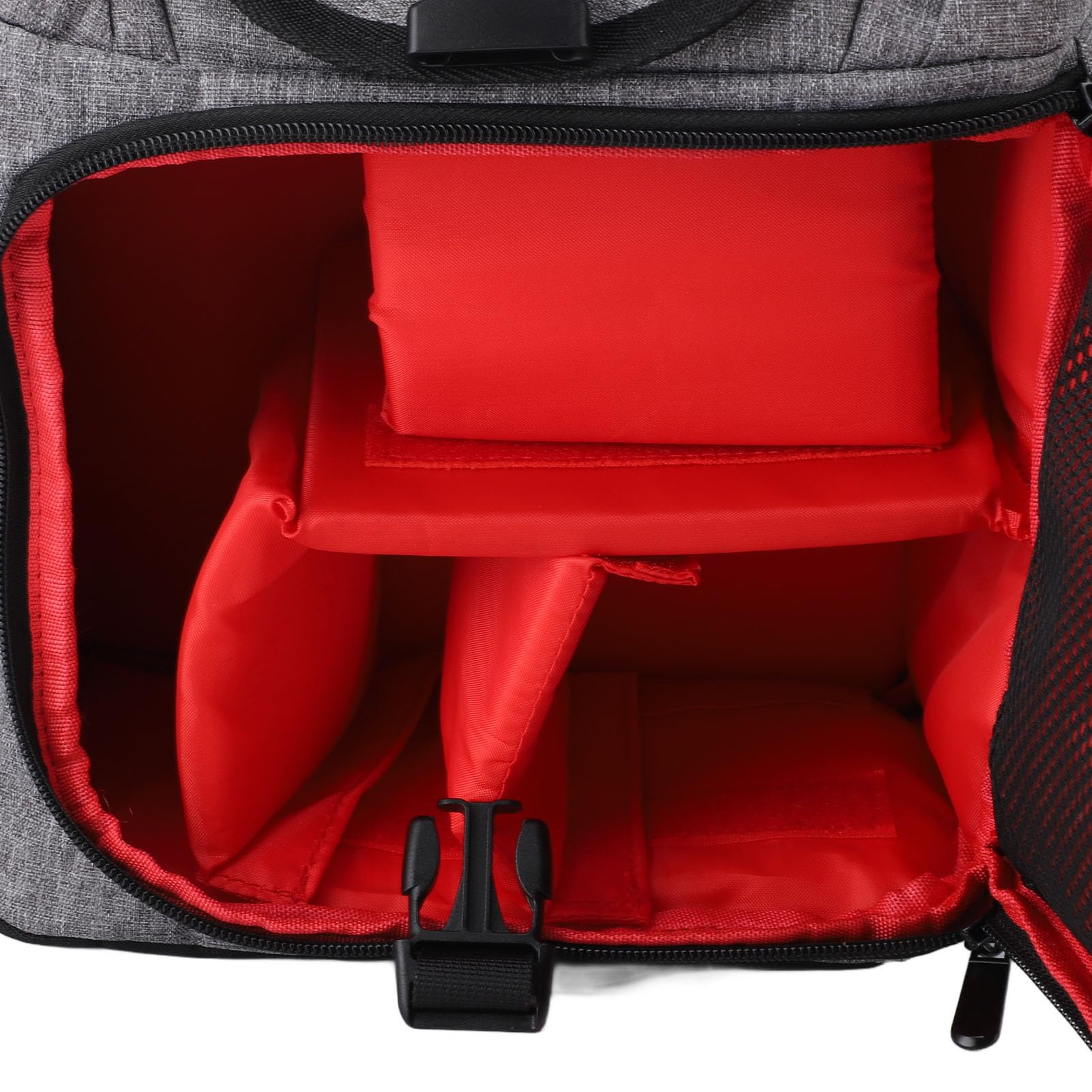 LICAEVEY Zaino per Fotocamera, Borsa a Tracolla per Fotocamera Fotografica DSLR/SLR/Mirrorless, Borsa per Fotocamera Impermeabile e Antiurto con Inserti Modulari Rimovibili Compatibile