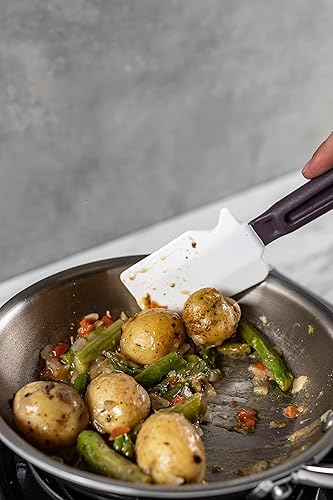 Miniatura 9 de Mercer Culinary Espátulas de silicona resistentes al calor de 10 y 14 pulgadas, paquete de 2