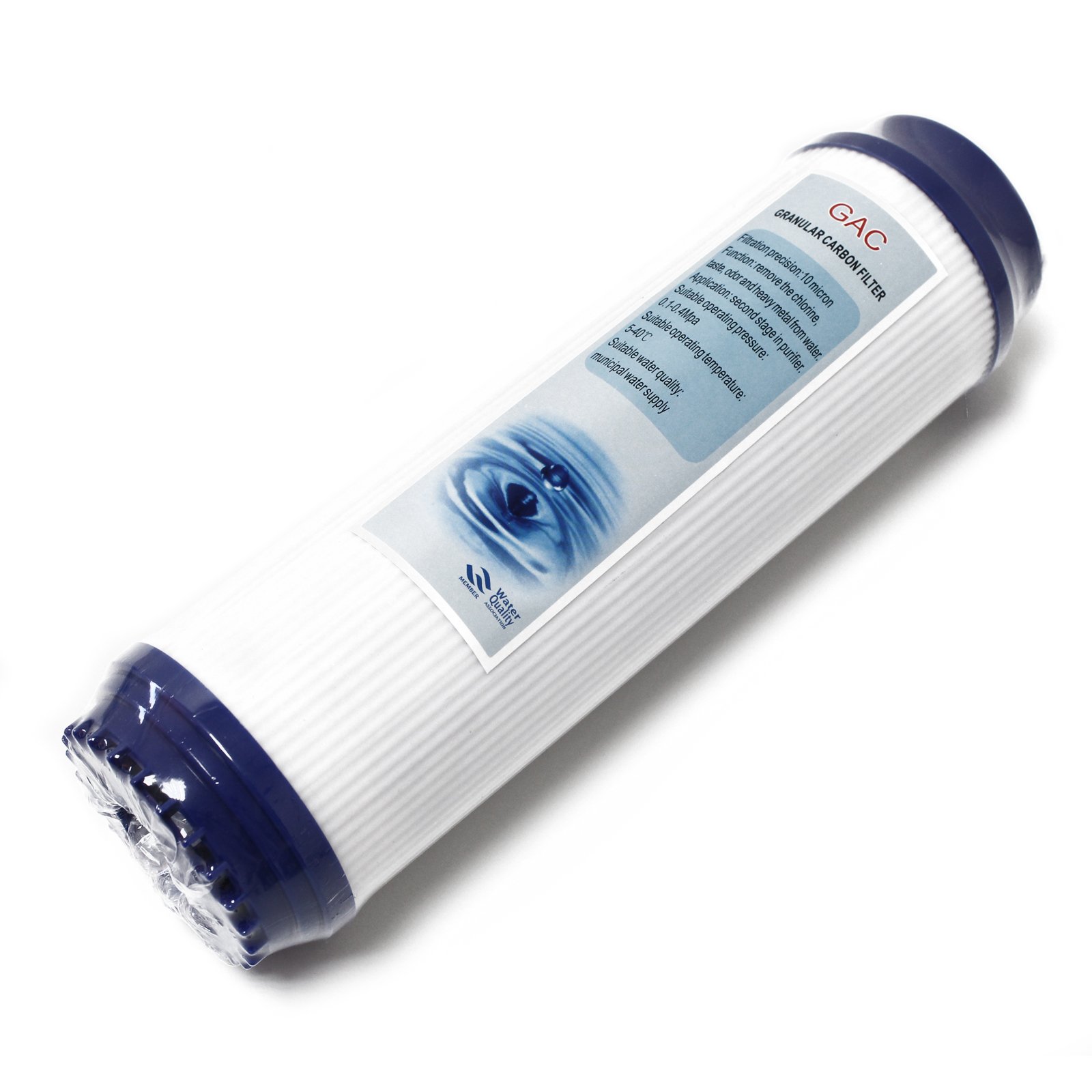 Naturewater TR203 3-stopniowy nablatowy filtr do wody, wkład filtrujący 0,5 µ, filtr osadów, blok węgla aktywnego 5 µ, granulat węgla aktywnego