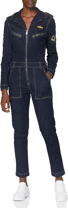 Combinaison (Jumpsuit) Militaire Femme Schott NYC - Moderne, Avec Badges - 6