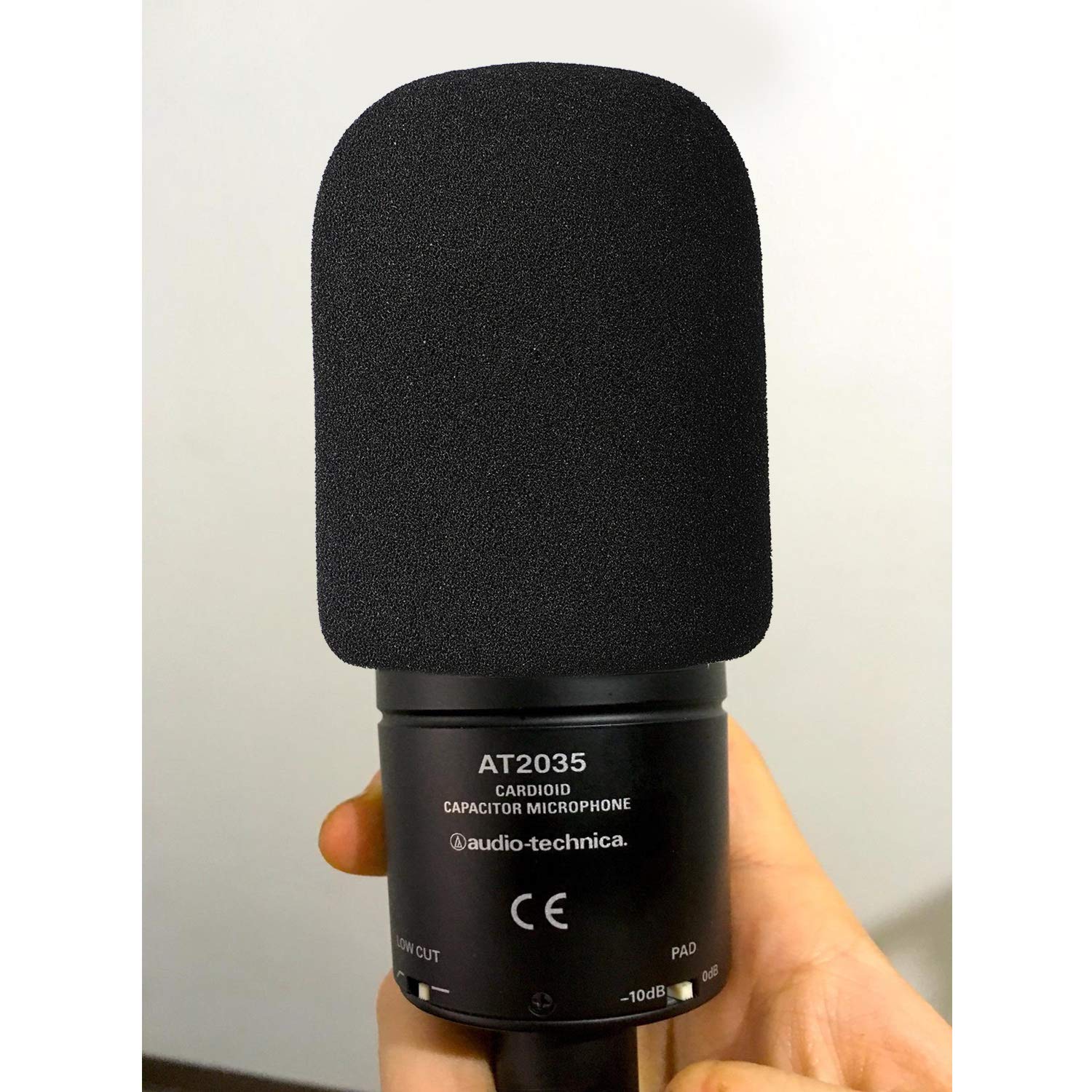 AT2035 Bonnette Micro en Mousse - Microphone Filtre Anti-pop Professionel pour réduire bruit pour Micro à Condensateur Audio Technica AT2035 par YOUSHARES