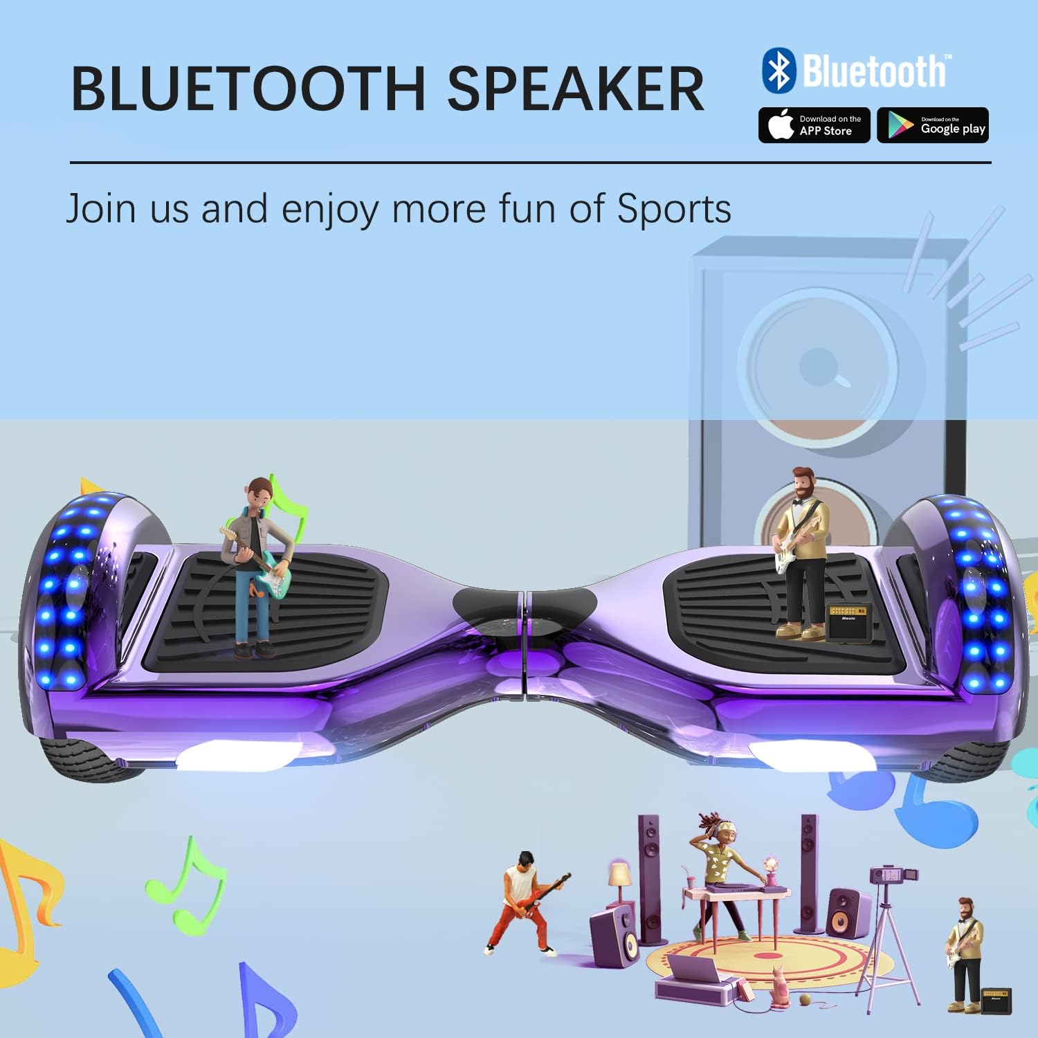 RCB Hoverboard LED Lights System