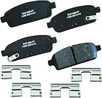 Vista 136 de Pastillas de freno traseras cerámicas Bendix Premium SBC1337 para Cadillac CTS 2014-2008, SRX 2016-2010, Chevrolet Camaro 2015-2010, Saab 9-4X 2011