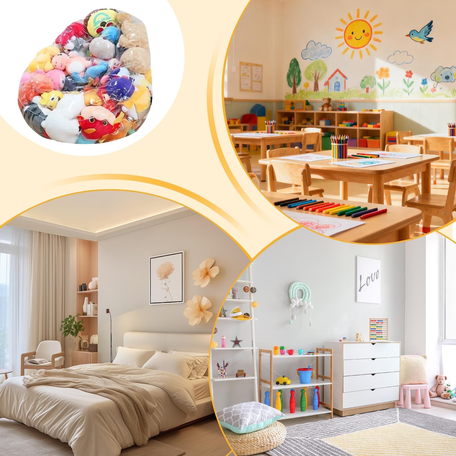 Housse De Fauteuil Poire | Grande Imperméable Vide PVC | Rangement pour Animaux en Peluche Et Chaises,pour Chambre Dortoir Salon Garderie Appartement Tout-Petits Filles Adultes Adolescents
