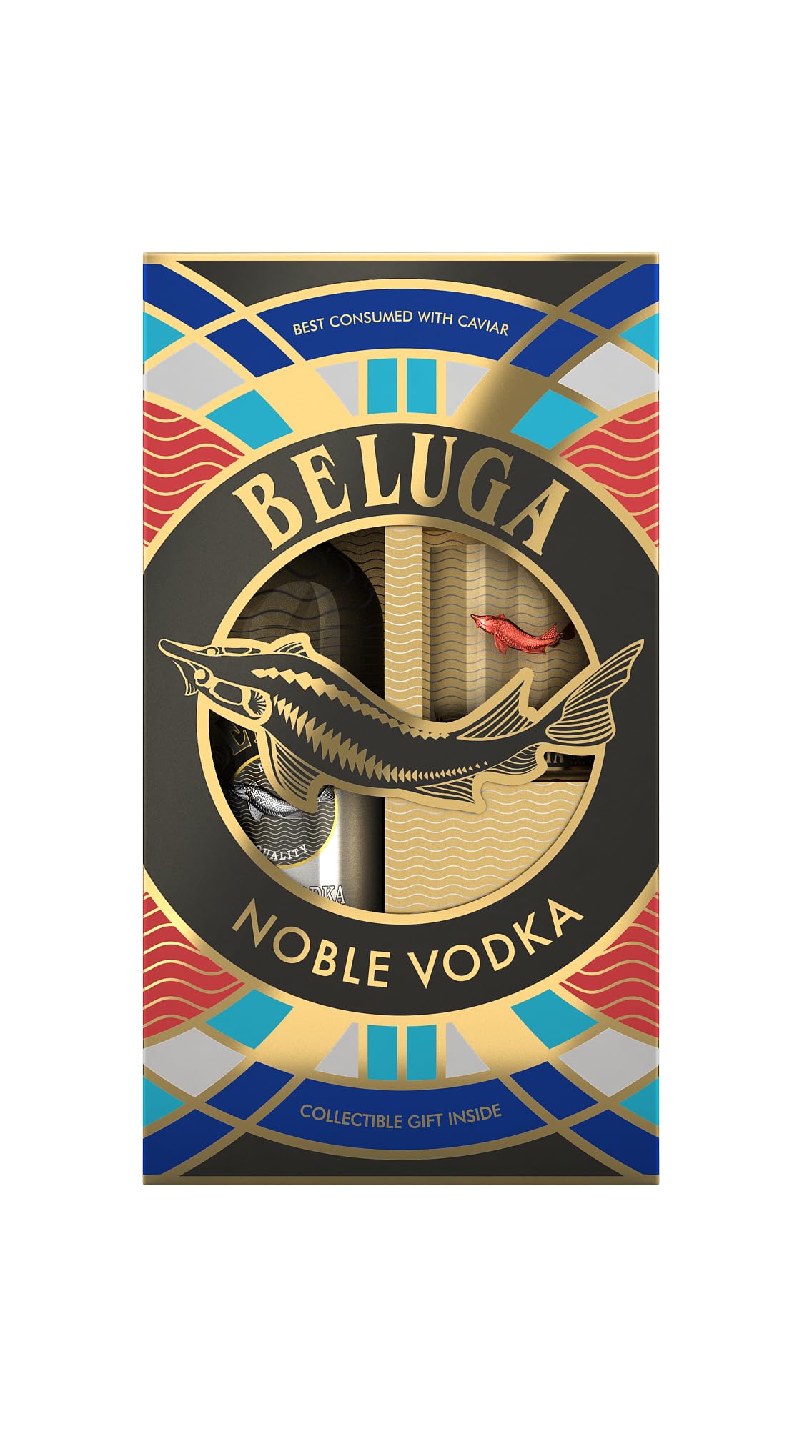 Beluga Noble Vodka EXPORT Montenegro 40% Vol. 0,7l