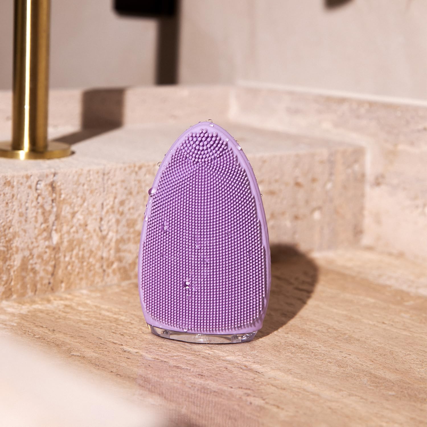 Silk'n Brosse nettoyante visage Bright Massage raffermissant Soins ultra-hygiéniques élimine impuretés résidus maquillage Lilas