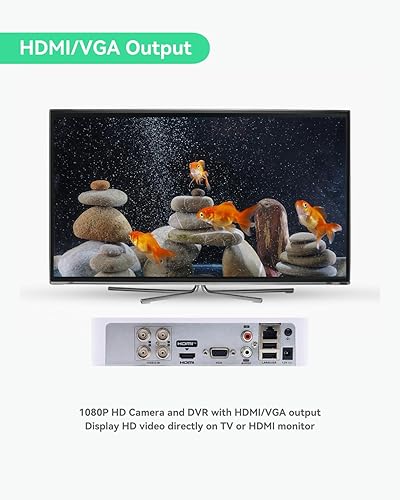 Miniatura 2 de LINOVISION Kit de cámara subacuática modular con ángulo de visión de 90, LED ajustable de brillo, pantalla en vivo en monitor de TV, acceso remoto a