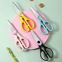 Vista 2 de Kitchen Scissors, Rkqoa Pink Kitchen Shears Set Heavy Duty Cooking Scissor, Dishwasher Safe Stainless Steel Sharp Utility Shear for Cooking, Rosado