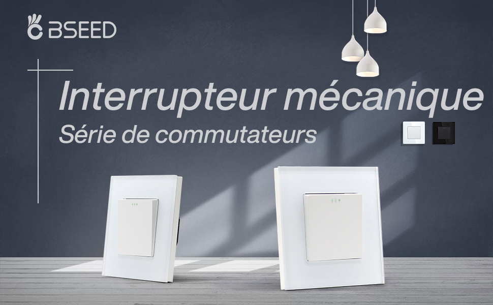 cubyko Double interrupteur va-et-vient encastré gris IP55 (WNE040