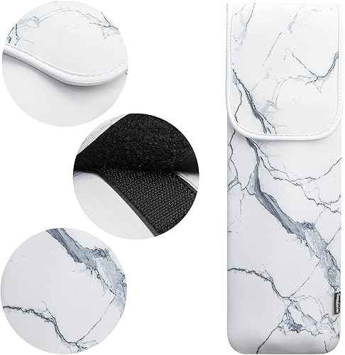 Miniatura 3 de Bolsa de neopreno resistente al calor, funda universal para rizador, funda de viaje para rizador de hierro plano, para viajes, gimnasio u hogar, 15