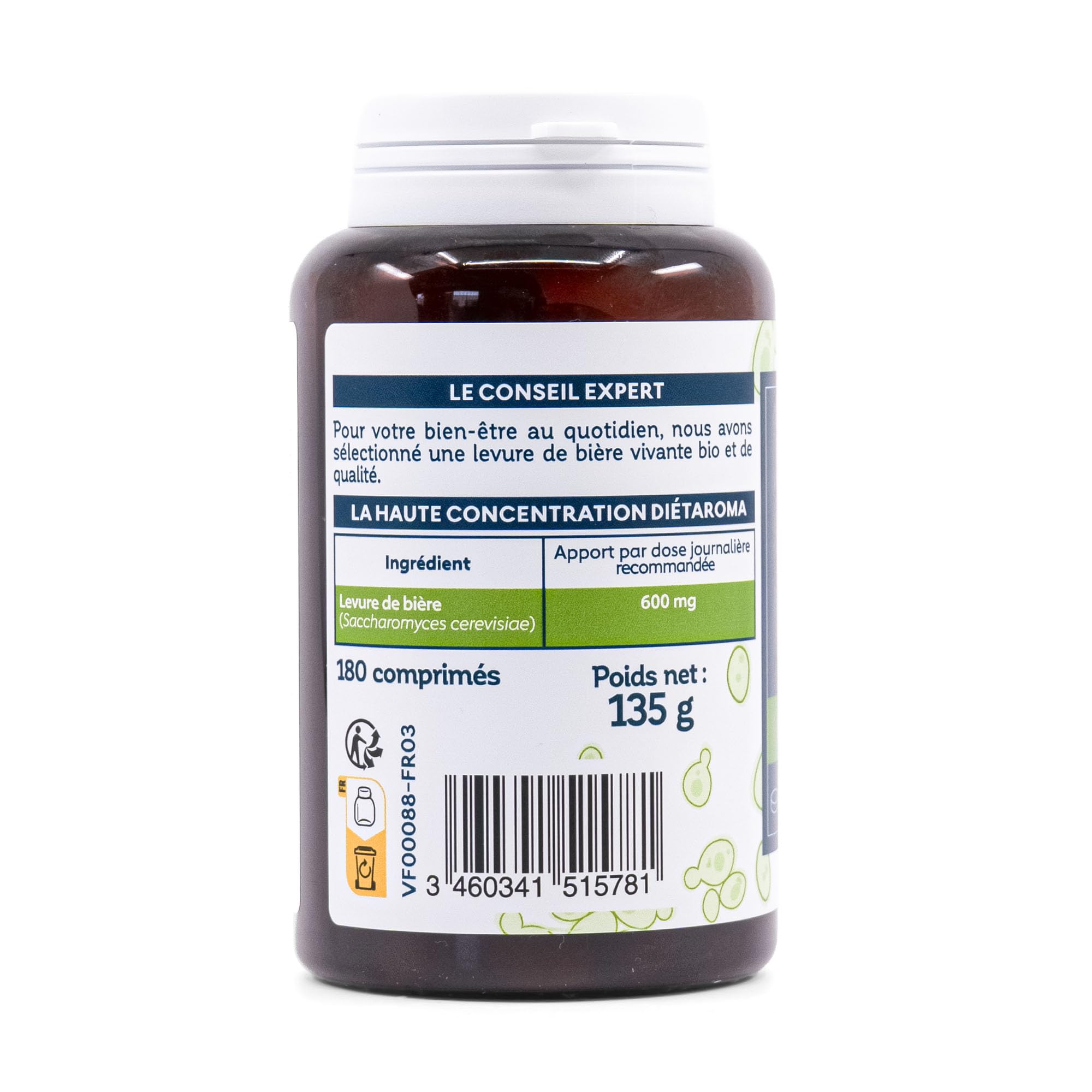 DIETAROMA - LEVURE DE BIERE 180CPS