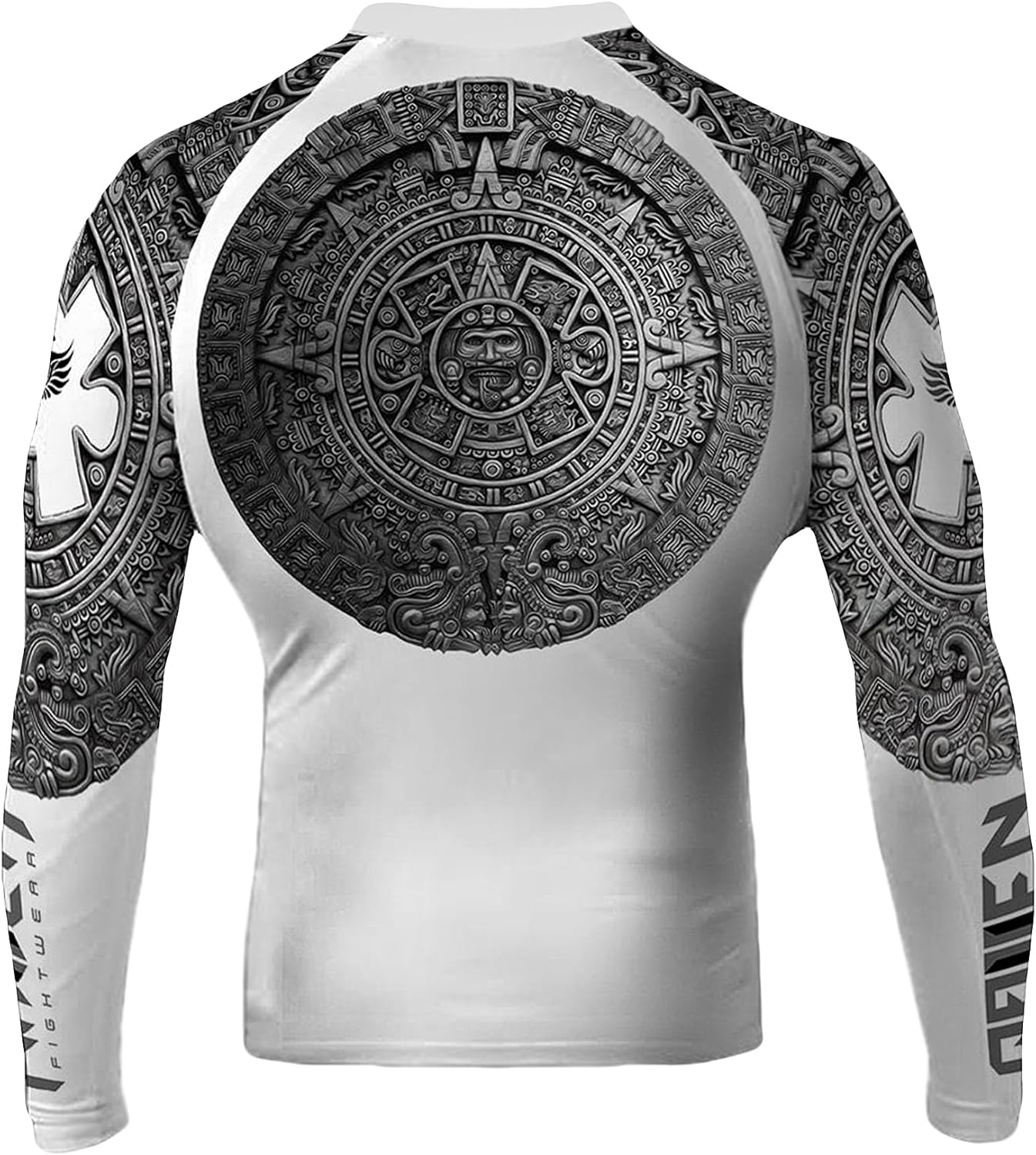 Raven Fightwear Men's Aztec Ranked Rash Guard MMA BJJ