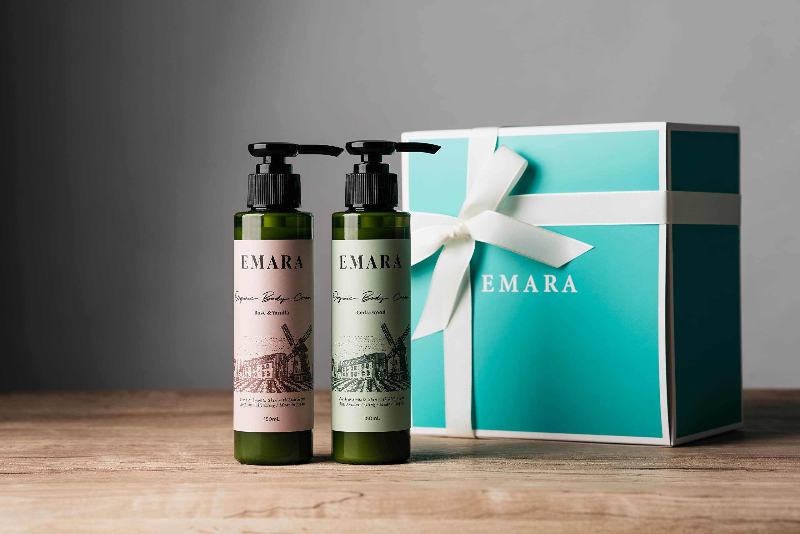 Amazon | EMARAオーガニックボディークリーム《シダーウッド》 (150ml