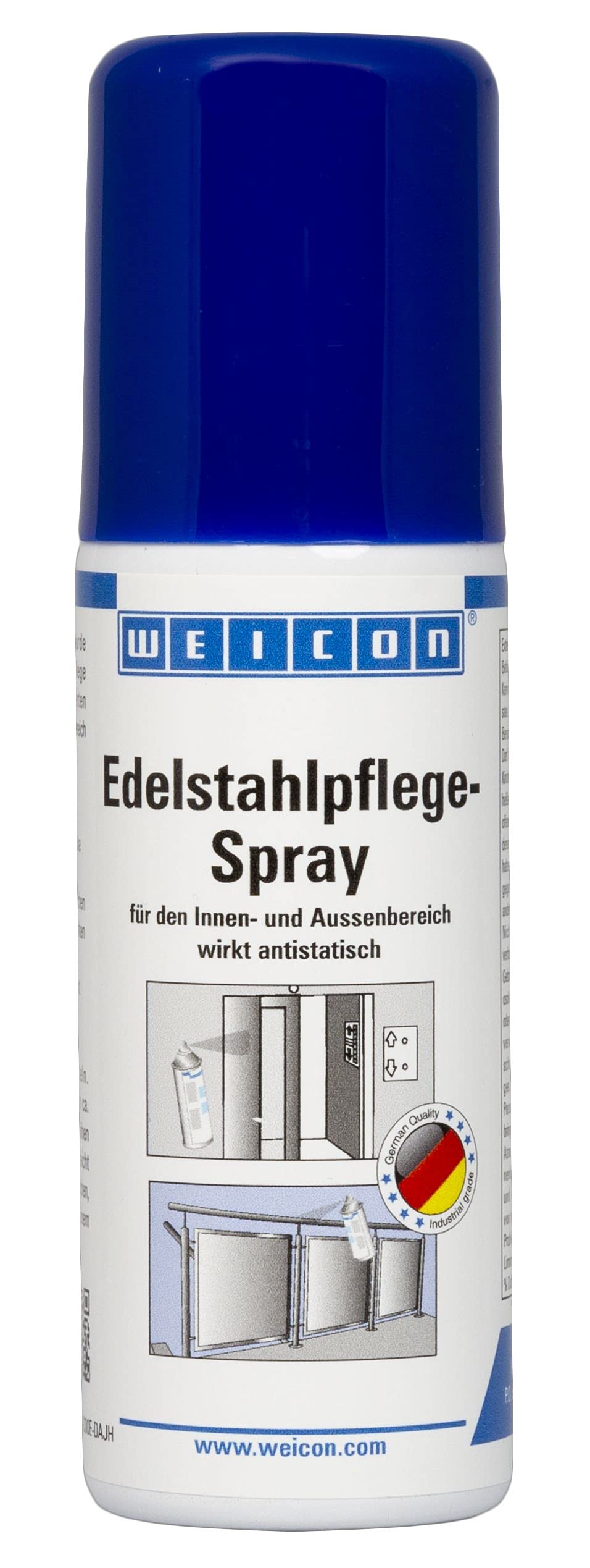 WEICON Spray Per Acciaio Inox 400ml - Pulizia E Protezione Antistatica, Made In Germany - Foto 7
