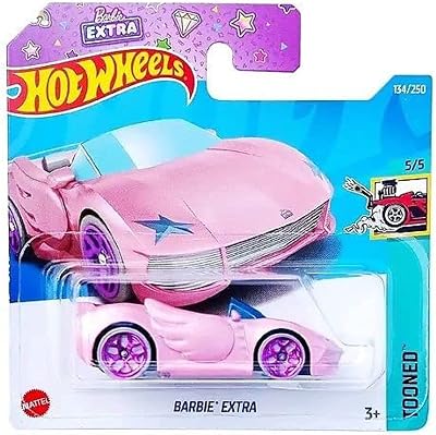 Miniature Hot Wheels 1/64 Barbie Extra Tooned 2022 - Neuf, Collector