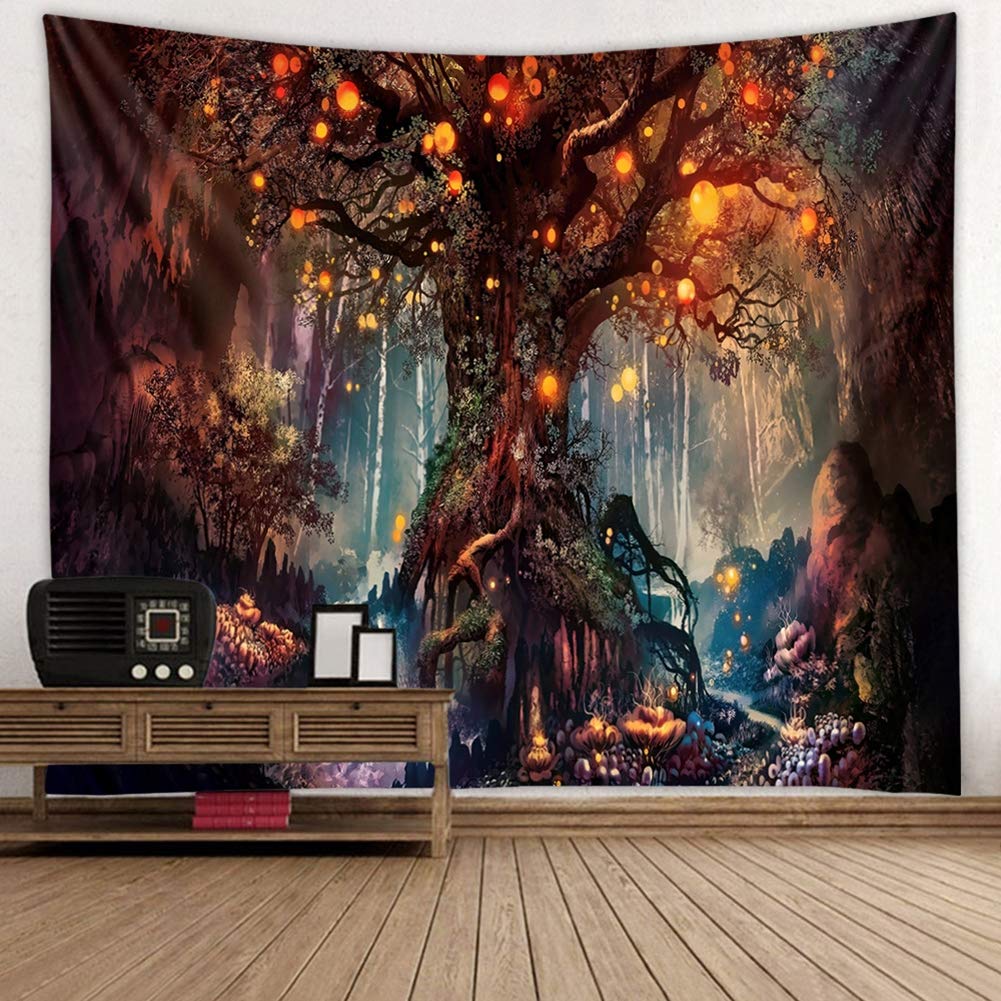 Mandala Tapestry Grijs Roze Wandtapijt Hippie Boheemse Bloemen Wandtapijten Muur Opknoping voor Kamer Slaapkamer