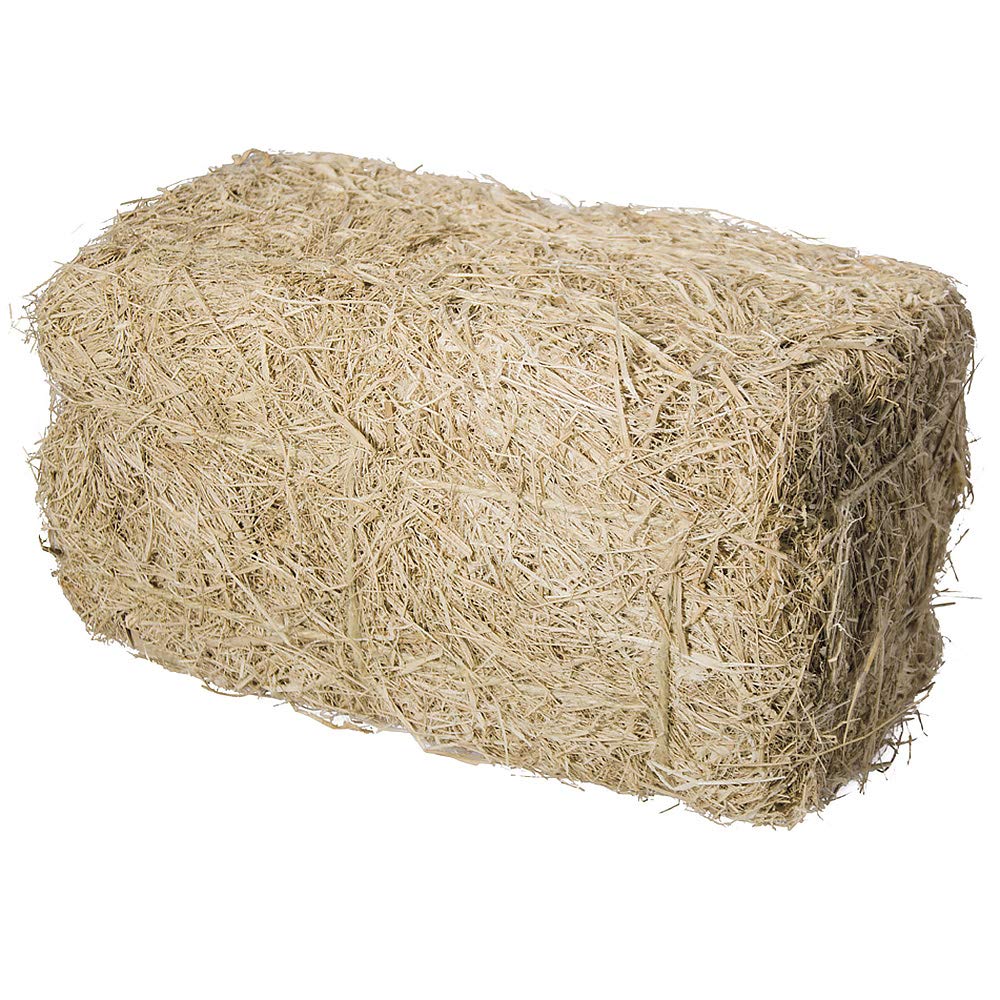 Botte de paille compacte 35x18x18cm pour isolation niche et abris animaux