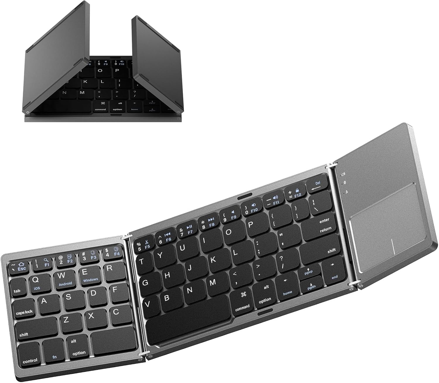 Tastiera Bluetooth Pieghevole XK01 - Layout Italiano, Portatile Per PC, Tablet, Smartphone - Foto 4