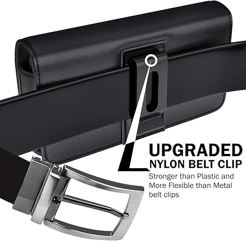 Miniatura 4 de DeBin - Funda para iPhone 14 Plus, 14 Pro Max, 13 Pro Max, 12 Pro Max, 11 Pro Max, Xs Max, 8 Plus, 7 Plus, funda para cinturón de teléfono celular