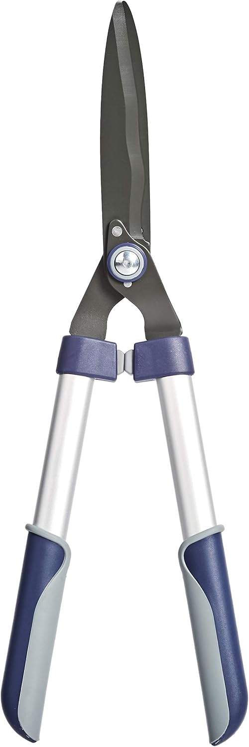  Basics Garden Tool Collection - Hedge Shears for Trimming Borders with Carbon Steel Wavy Blade, Aluminum handle with Comfort Grips, 8'' blade, 23-1/2'' : Patio, Lawn & Garden