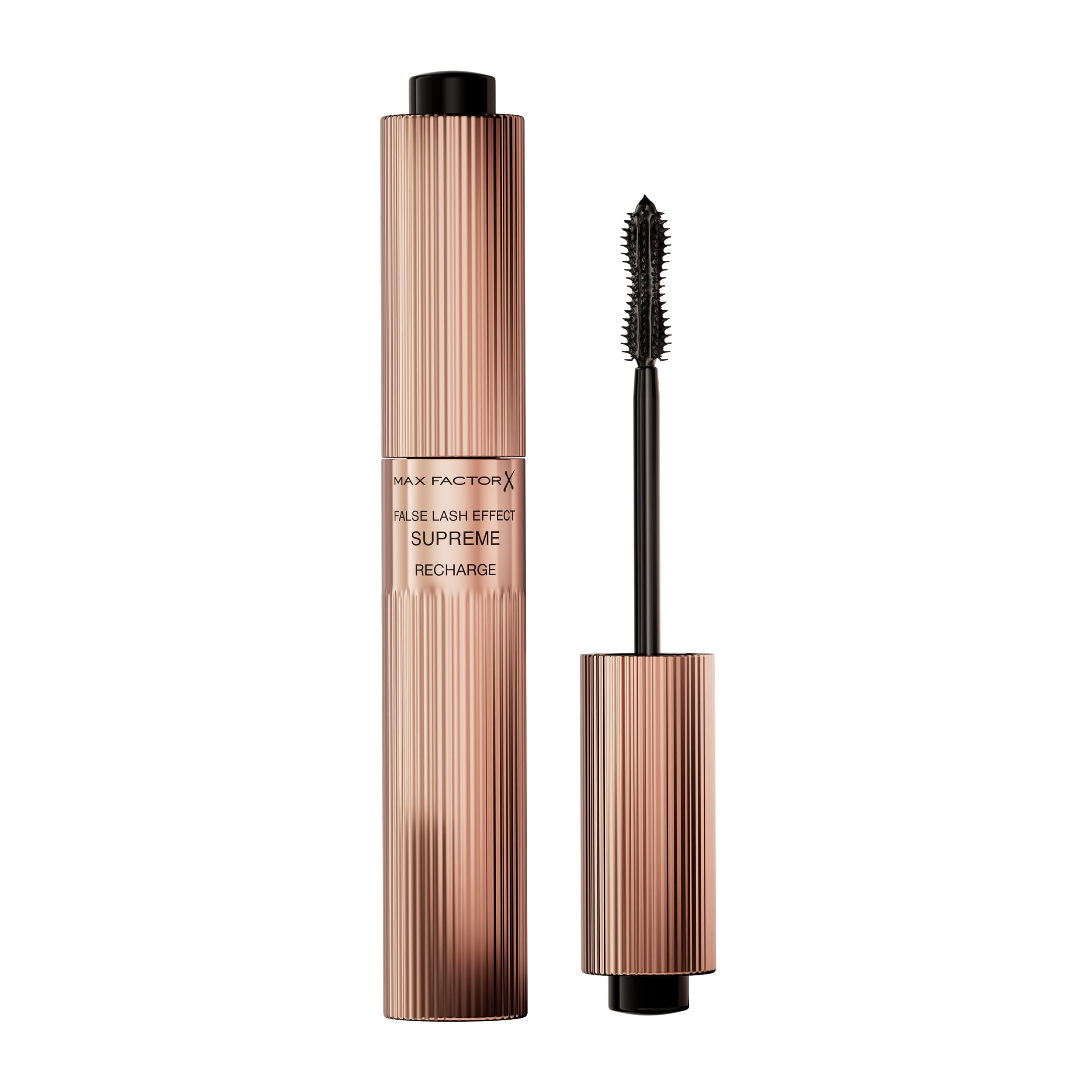 Max Factor False Lash Effect Supreme Recharge Mascara, nachfüllbare Volumen-Mascara mit keratinhaltiger Pflege-Formel, Fb. Black