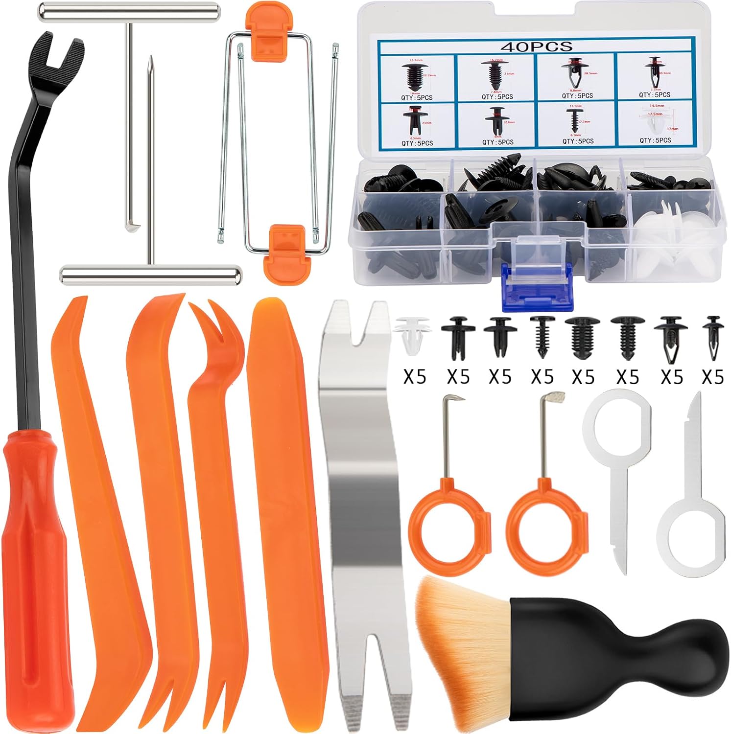 Amazon.com: AUTODECO Car Trim Removal Tool Kit - 55pcs Auto Trim ...
