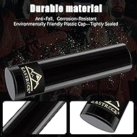 Vista 5 de EASTROCK Instrumento de Percusión de Shaker de Cilindro de Acero Inoxidable Ritmo Percusión Latina para Acompañamiento de Banda Profesional（Negro）