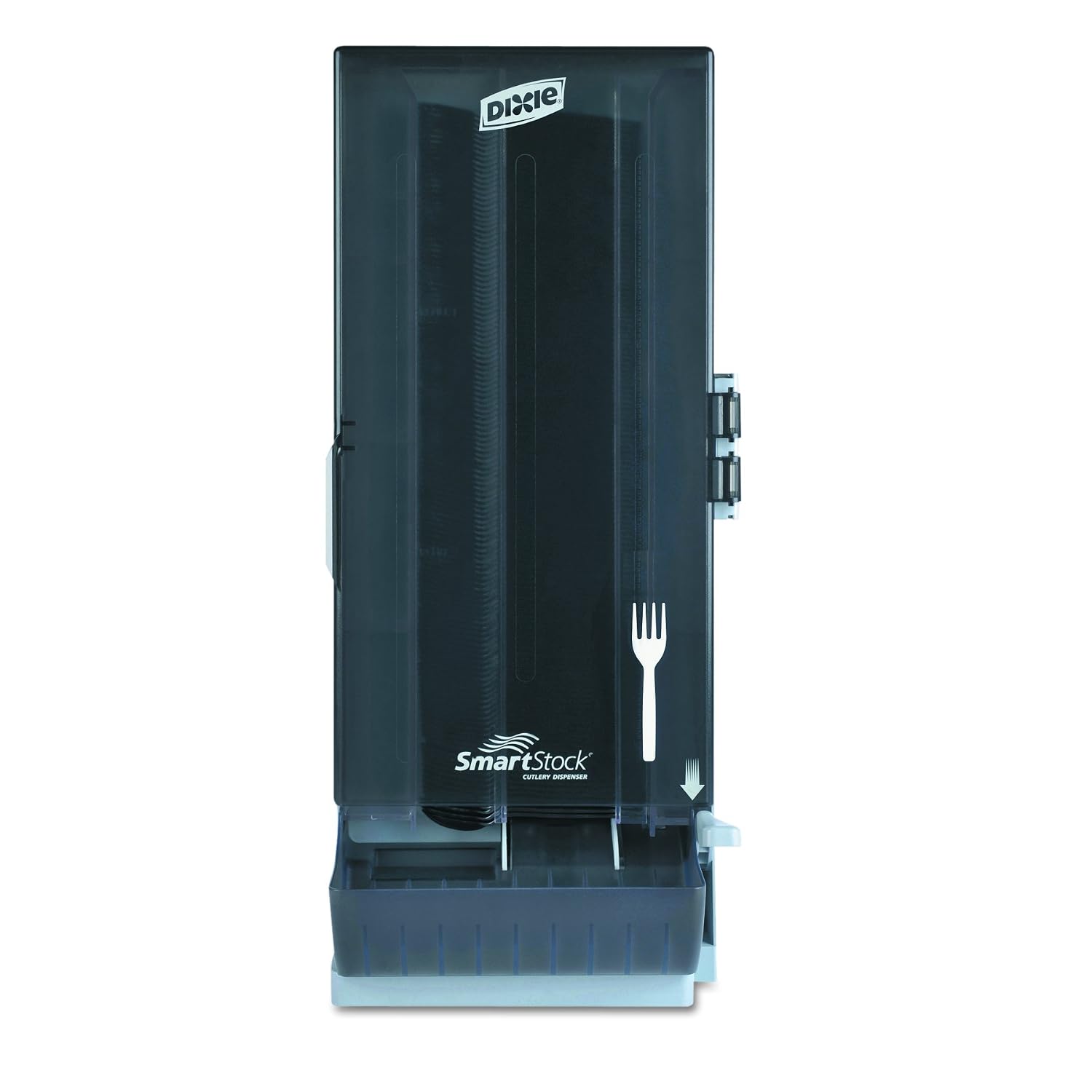Dixie SSFD120 SmartStock Mediumweight Polystyrene Dispenser, Fork, 10" x 8 25/32" x 24 3/4"