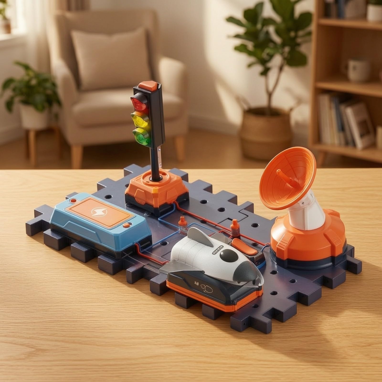 Giocattolo di Costruzione con Blocchi | SM, Gioco di Circuiti Elettrici, Didattico, Kit per Esperimenti Fisica, Scuola