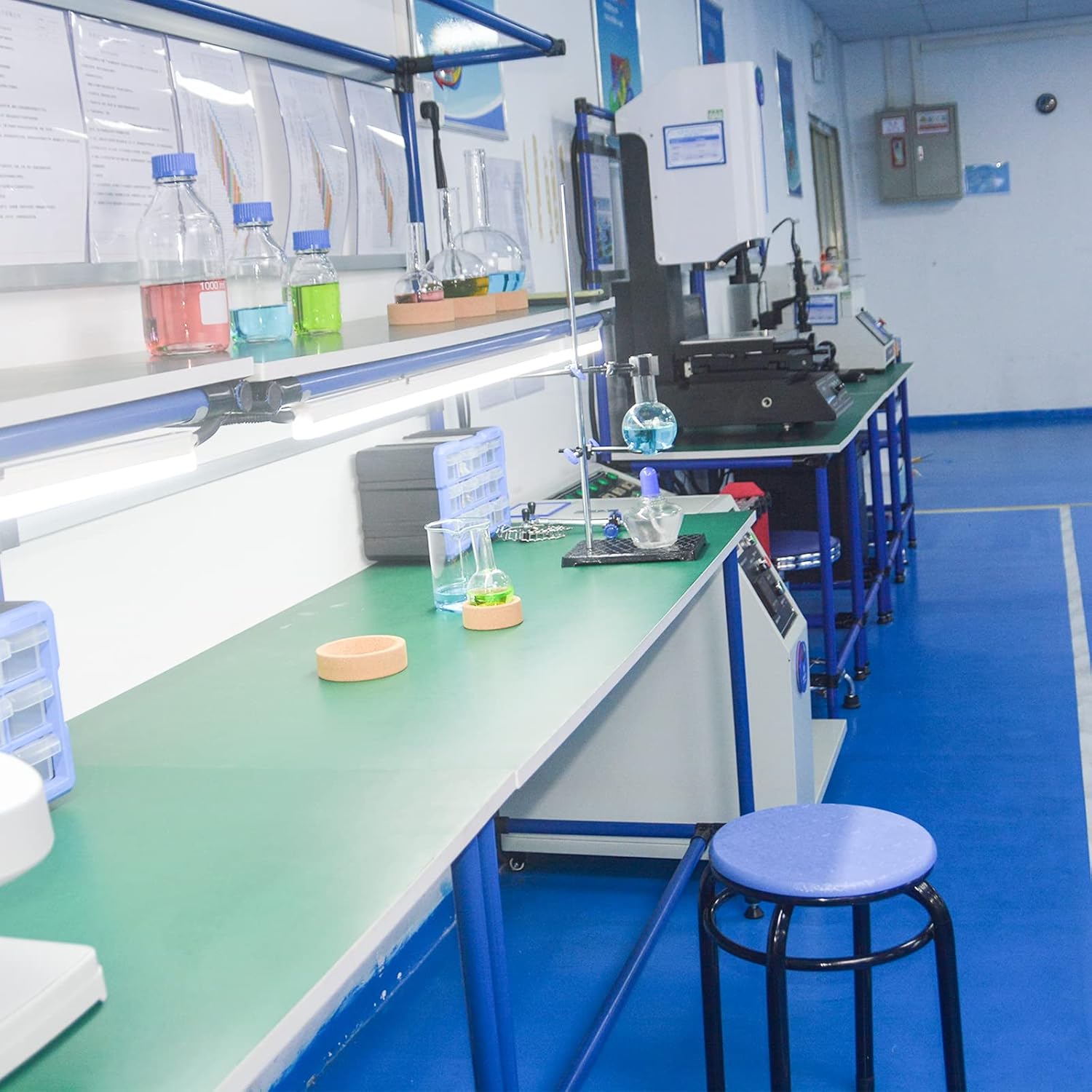 Heavy Laboratory Stand Support,24"Chemistry Laboratory Stand Set,Industrial Grade Retort Stand,Chemistry Laboratory Stand Set,Ring Stand