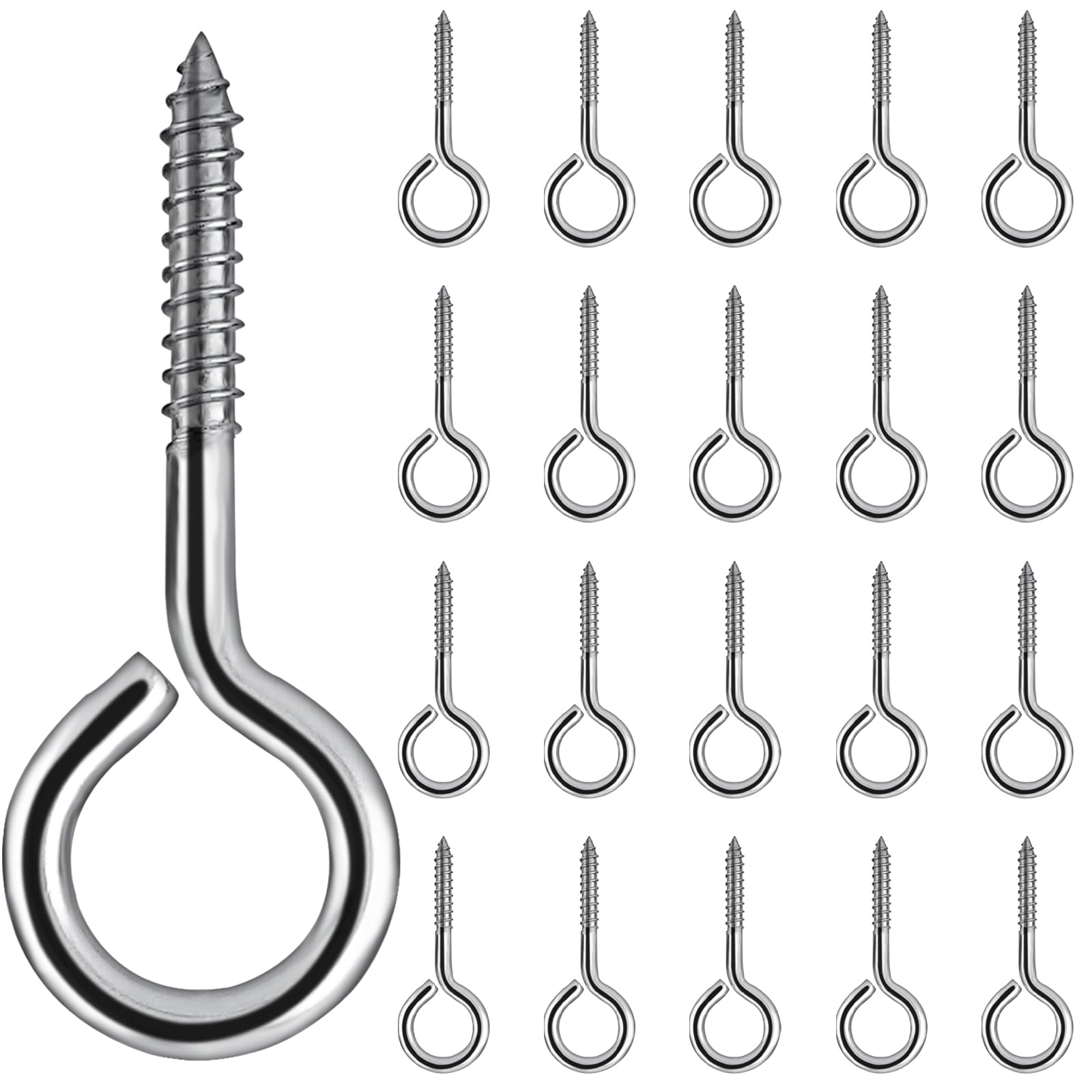 Gedotec Schraubhaken Edelstahl - Stabile Wandhaken Für Kleider & Mehr