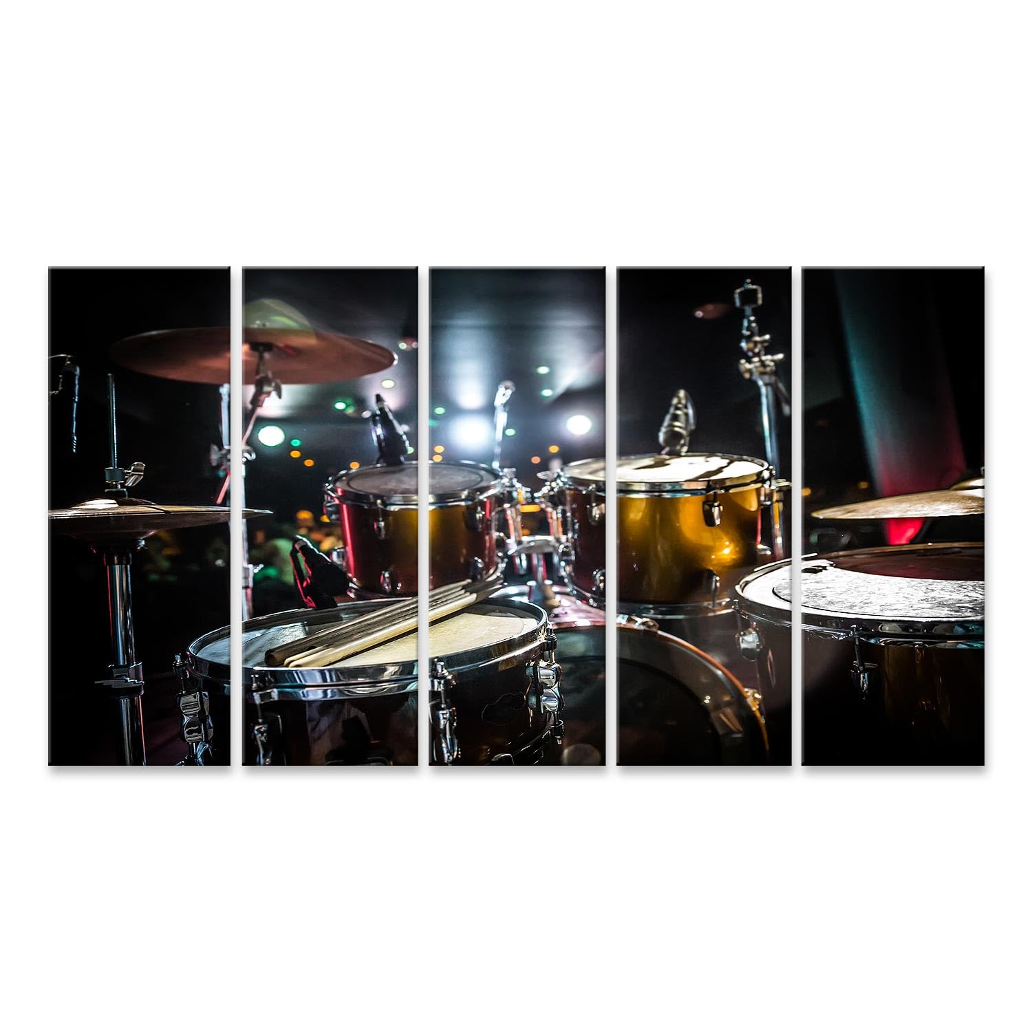 islandburner Bild auf Leinwand Schlagzeug Konzert Hintergrundbeleuchtung Bühne Musik Veranstaltungsor Bilder Wandbilder Poster