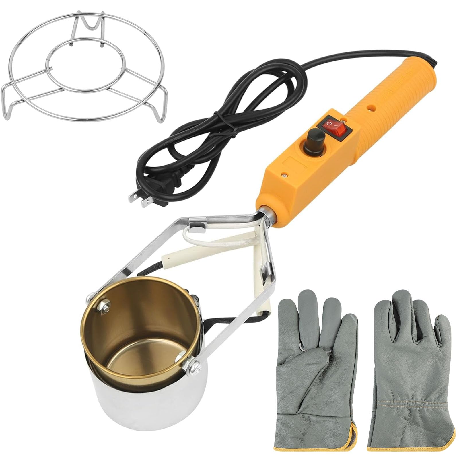 Four de fusion et de soudage rapide 3 à 8 min avec creuset portable plomb étain 300W