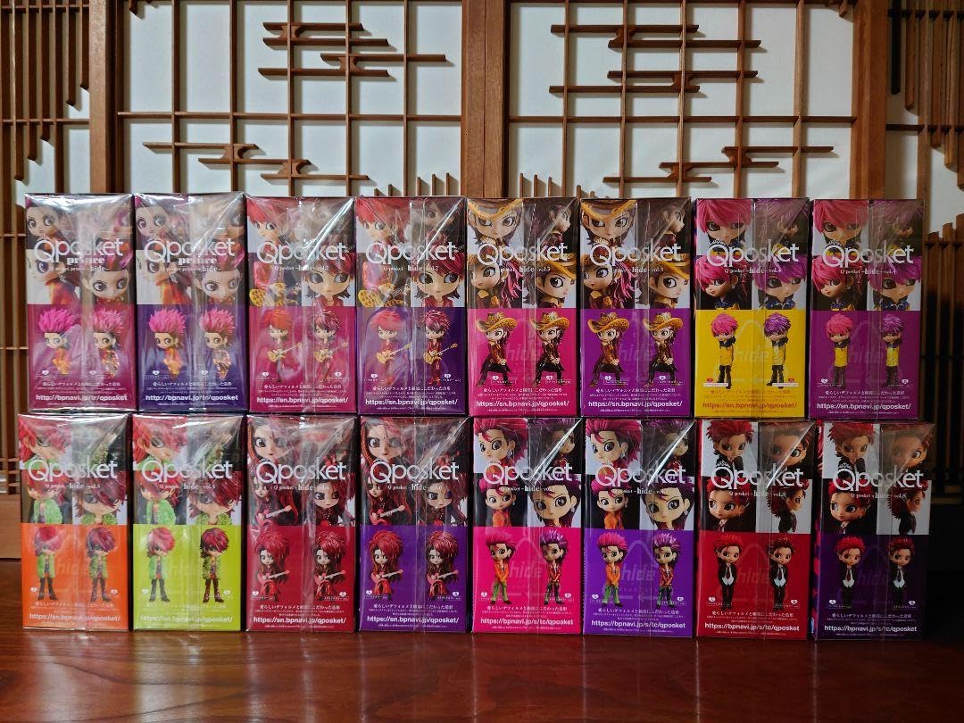 Amazon.co.jp: hide Qposket フィギュア 全16種 フルコンプ : おもちゃ