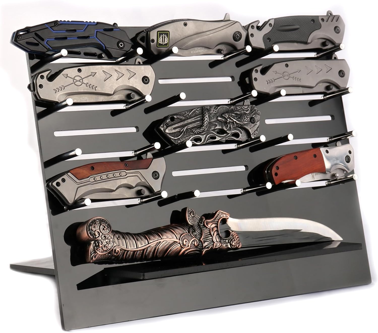 HHUXIUE Knife stand,Knife Display Case,acrylic knife