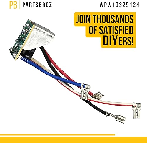 Miniatura 5 de PartsBroz WPW10325124 Placa de control de fase – Compatible con mezclador Whirlpool KitchenAid – Sustituye a AP6019577 W10325124 W10354307 1877249