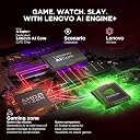 Lenovo LOQ 2025 AMD Ryzen 7 250| NVIDIA RTX 5060 8GB (24GB RAM/1TB SSD/144Hz Refresh Rate/572 AI TOPS/15.6" (39.6cm)/Windows 11/Office 2024/3 Mon. Game Pass/Grey/2.4Kg), 83JG008MIN gallery image