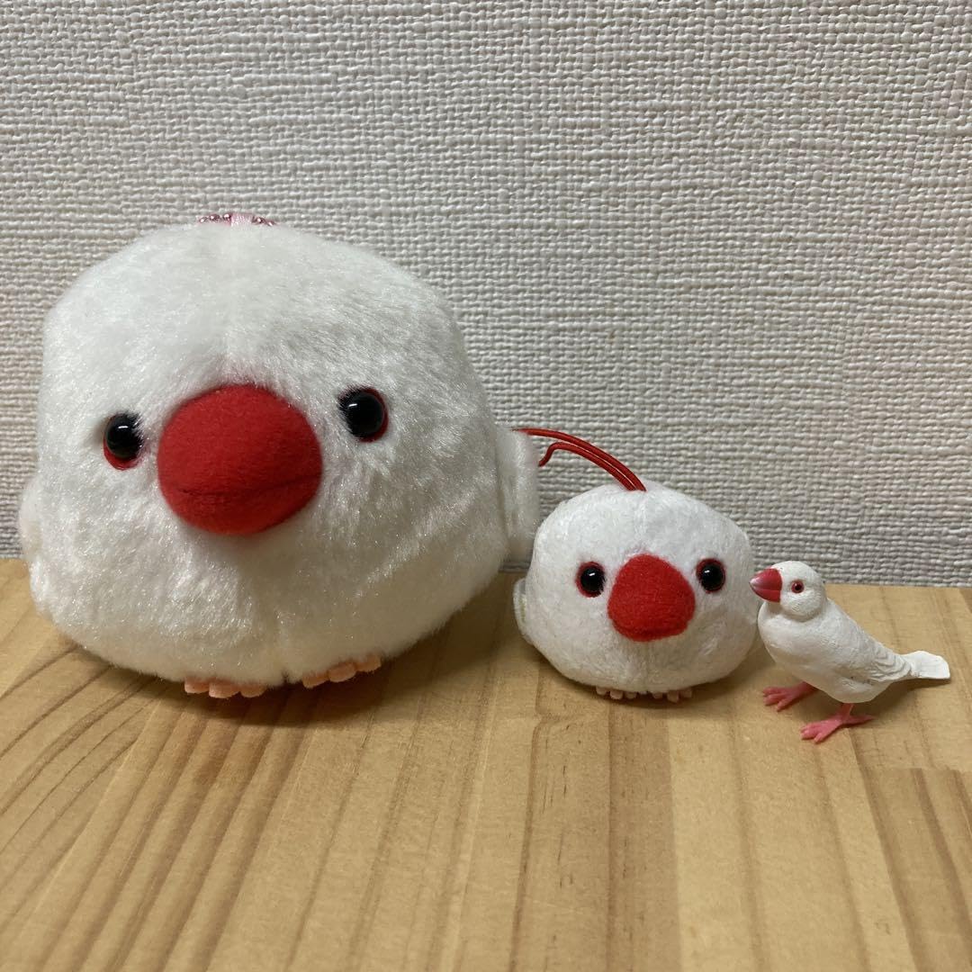 花ことり　ぬいぐるみマスコット 花ことり ぬいぐるみマスコット 3種 鳥ぬいぐるみ インコ図鑑