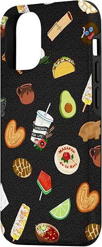 Miniatura 2 de Funda para iPhone 14 Black Antojitos Mexican Food Latino Tacos Pan Dulce