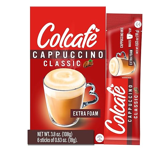 Miniatura 17 de Colcafe Instant Mocca Cappuccino, 6 sticks per pack, Pack of 2
