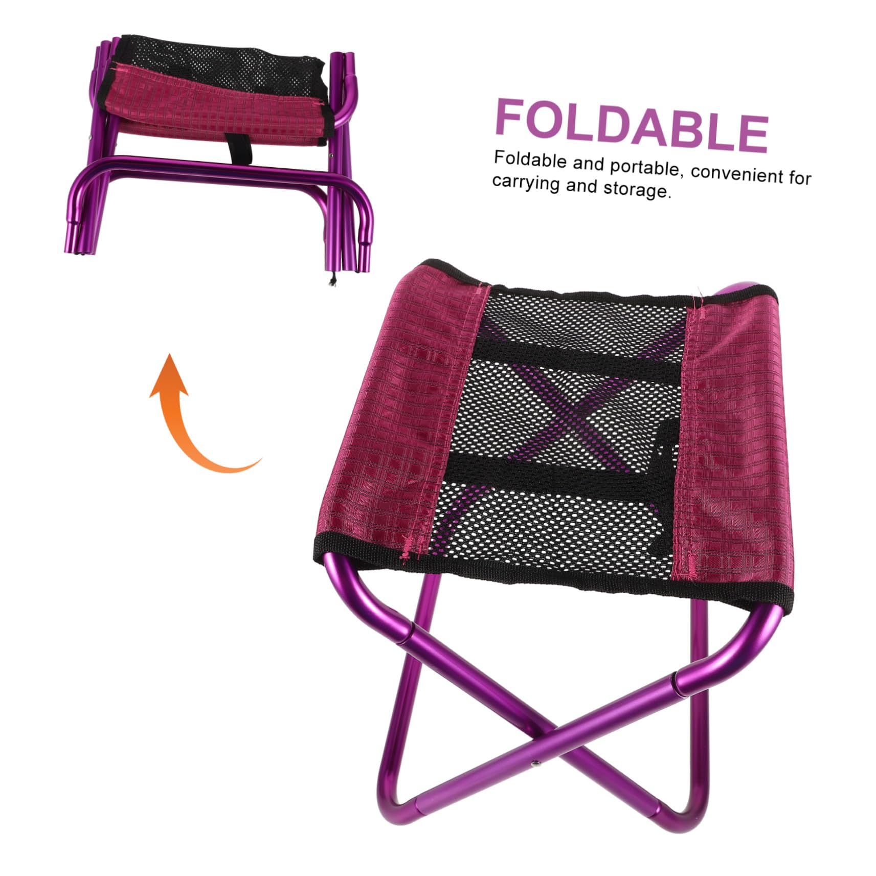 TOYANDONA Tabouret Pliant Extérieur Léger Tabouret de Camping Portable pour Randonnée et Activités de Plein Air