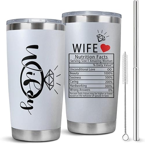 Znutrce Regalos para esposa del marido, regalos para esposa, regalos del día de San Valentín para ella, aniversario, regalos de cumpleaños para