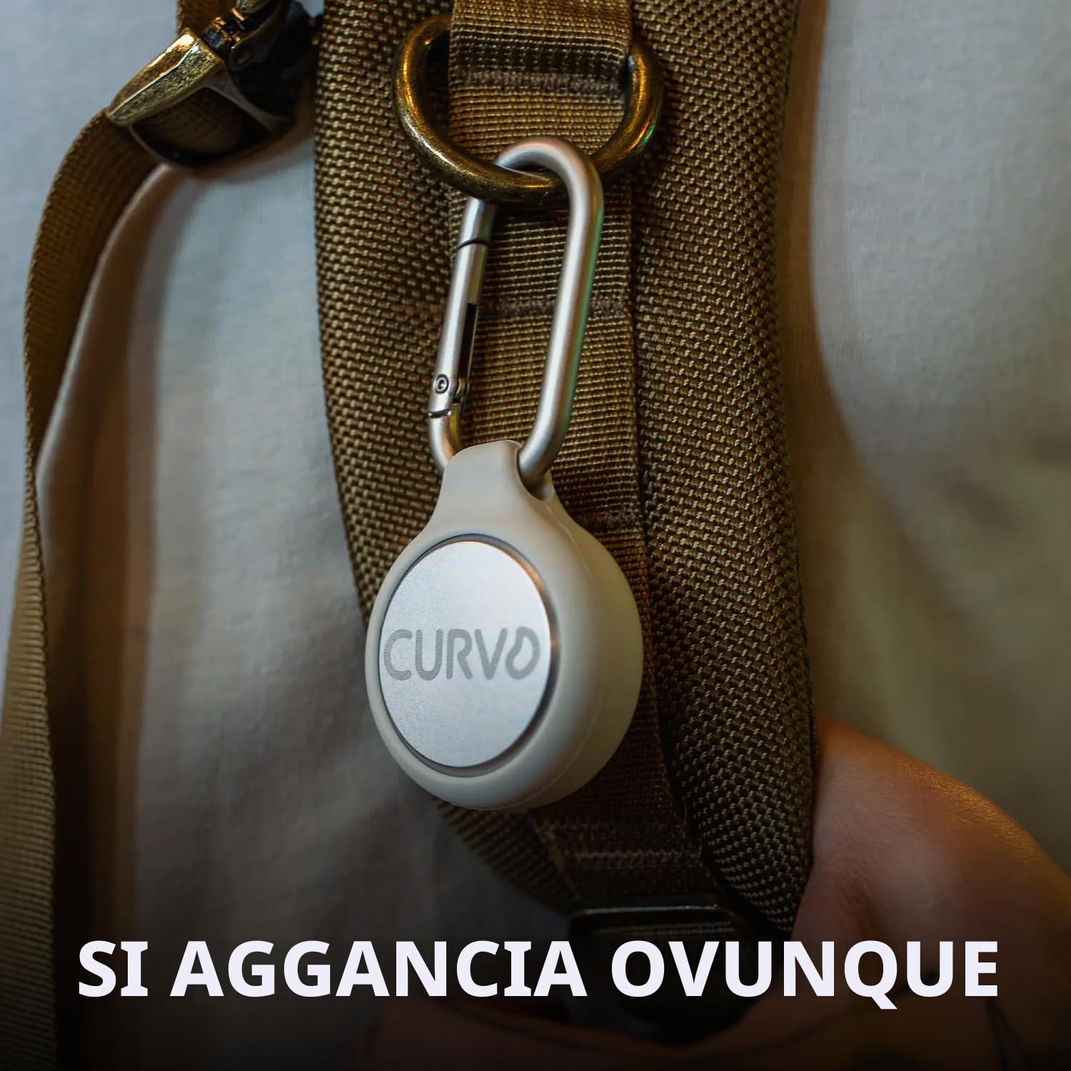 CURVD - Custodia Premium da Trasporto – Contenitore Portachiavi Durevole da Viaggio, Organizer per Pillole e Portapillole da Viaggio, Piccolo Supporto Impermeabile per Pillole, Tappi per Orecchie