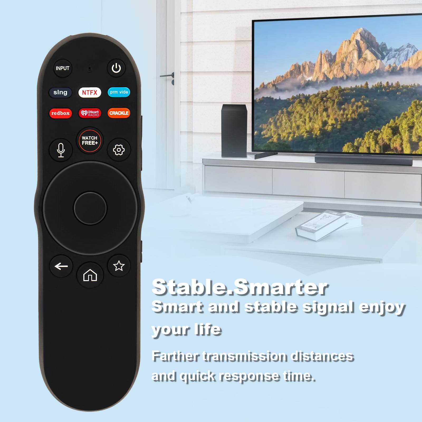 Universal XRT270 XRT260 Replaced Voice Remote fit for Vizio 4K Smart QLED Quantum Pro D/E/PX/P/M/V Series TV V656-J09 M55Q6-L4, M65Q6-L4, M75Q6-L4, VQP65C-84, VQP75C-84 M43Q6-J04 M50Q6-J01