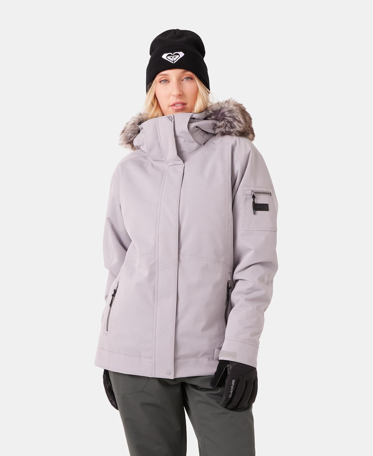 Roxy Women's Meade Snow Jacket – 10k Waterproof, Pfas-free, Recycled Materials, Insulated